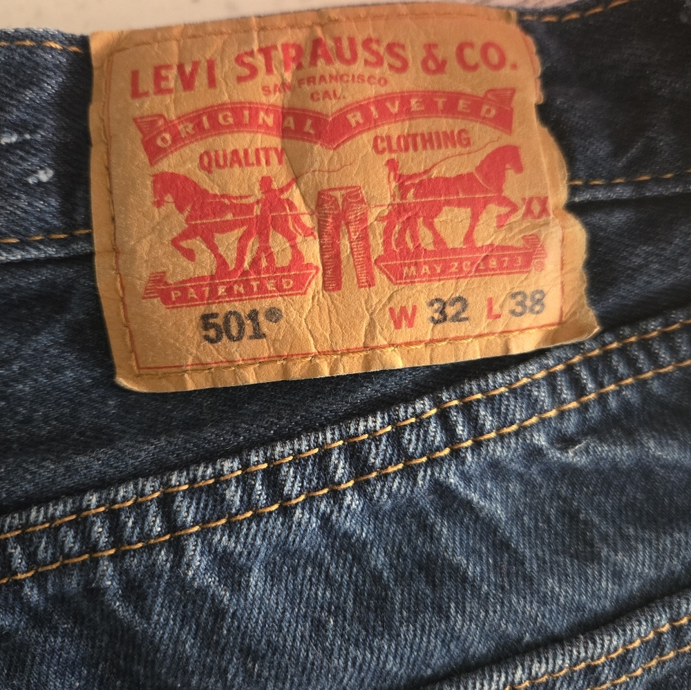 Levi's 501 Button Fly Denim Jeans